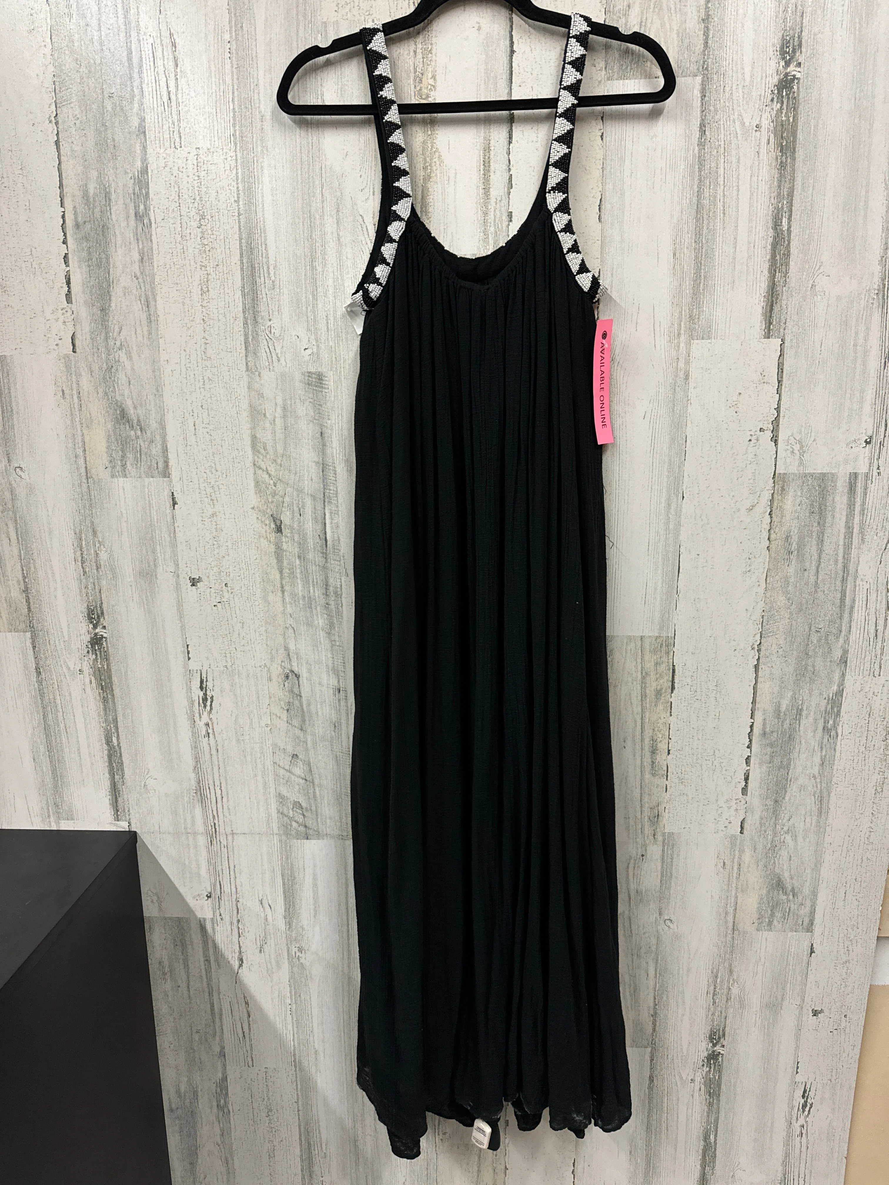 Black Dress Casual Maxi Zara, Size Xs