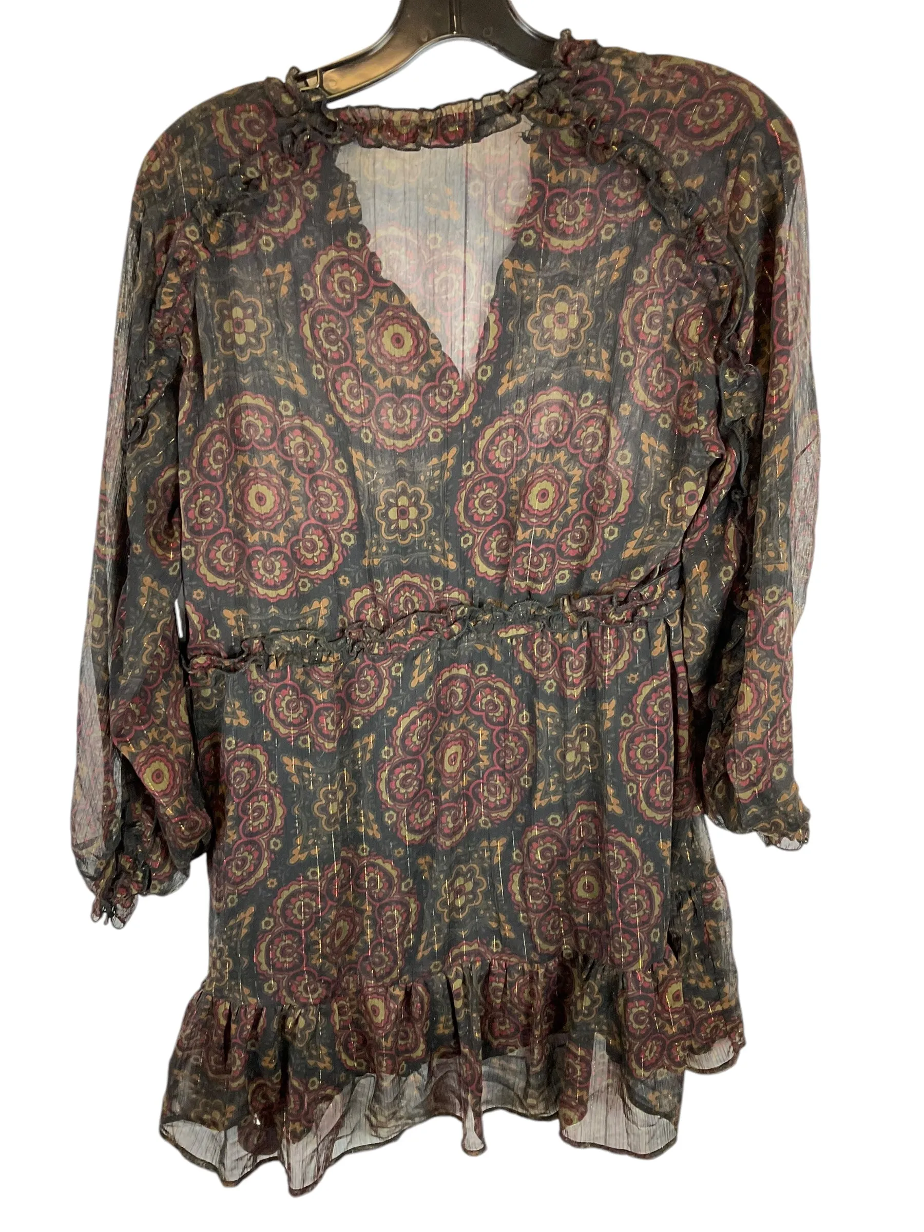 Dress Casual Short By Zara In Black & Brown, Size: Xs